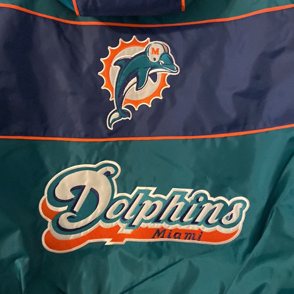 Vintage Jeff Hamilton an Original Pro Sport Dolphins Jacket size M - Picture 7 of 16